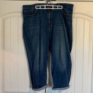 Blue capris by Lee in size 22M